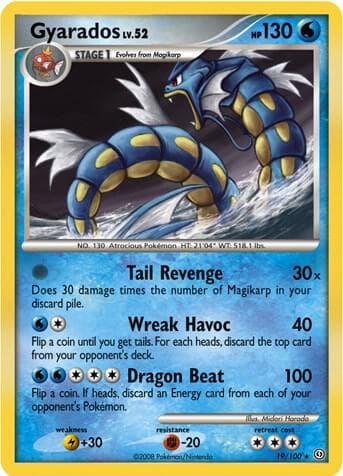 Gyarados 19 100 DP Stormfront