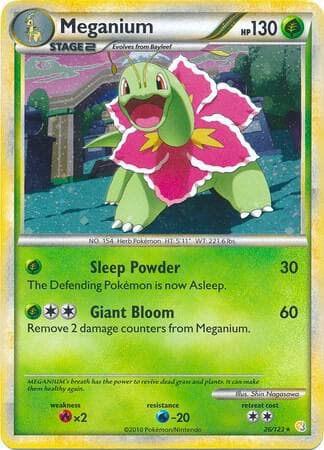 Meganium 26 123 Cosmos Holo