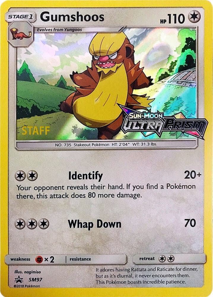Gumshoos SM97 Prerelease Staff