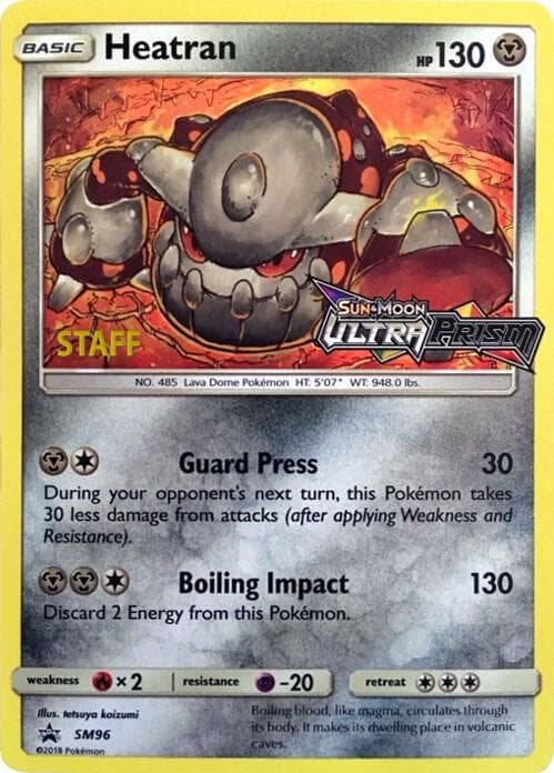 Heatran SM96 Prerelease Staff