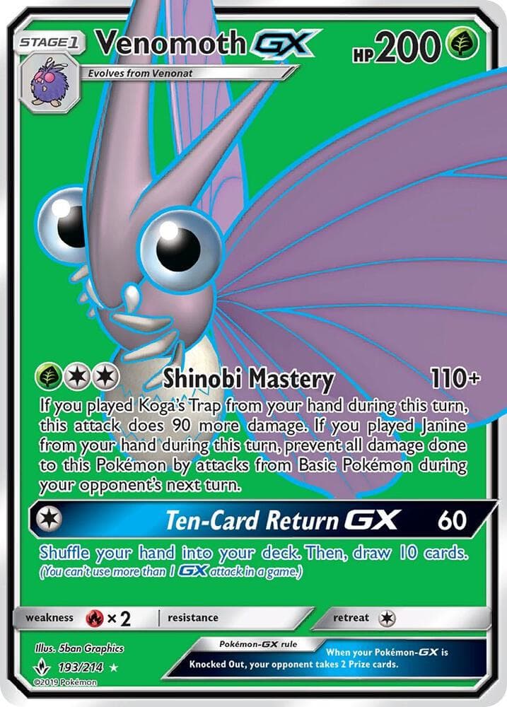 Venomoth GX Full Art