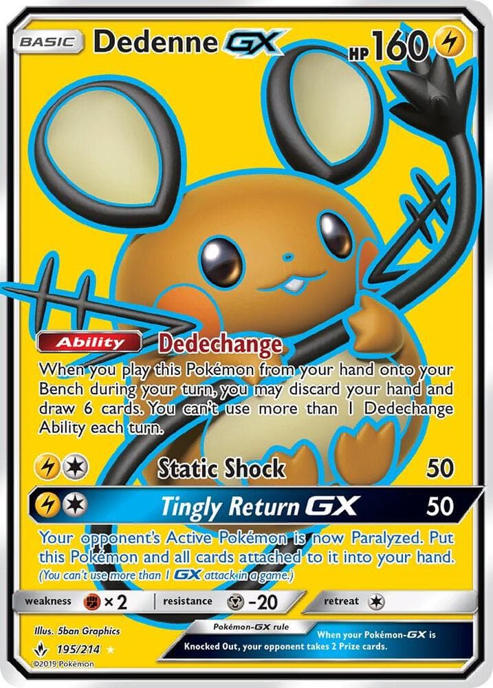 Dedenne GX Full Art