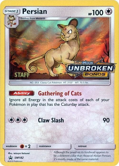 Persian SM182 Prerelease Staff