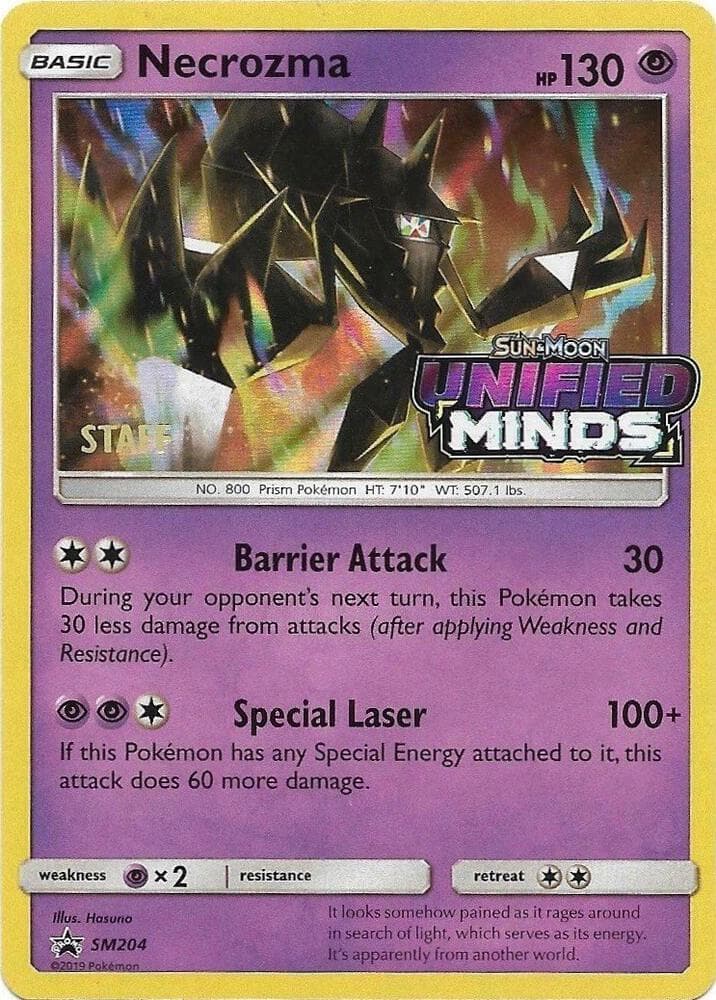 Necrozma SM204 Prerelease Staff