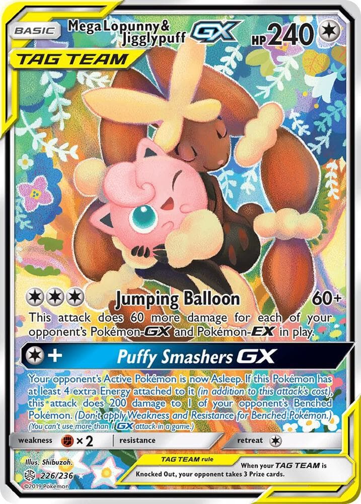Mega Lopunny & Jigglypuff GX Alternate Full Art