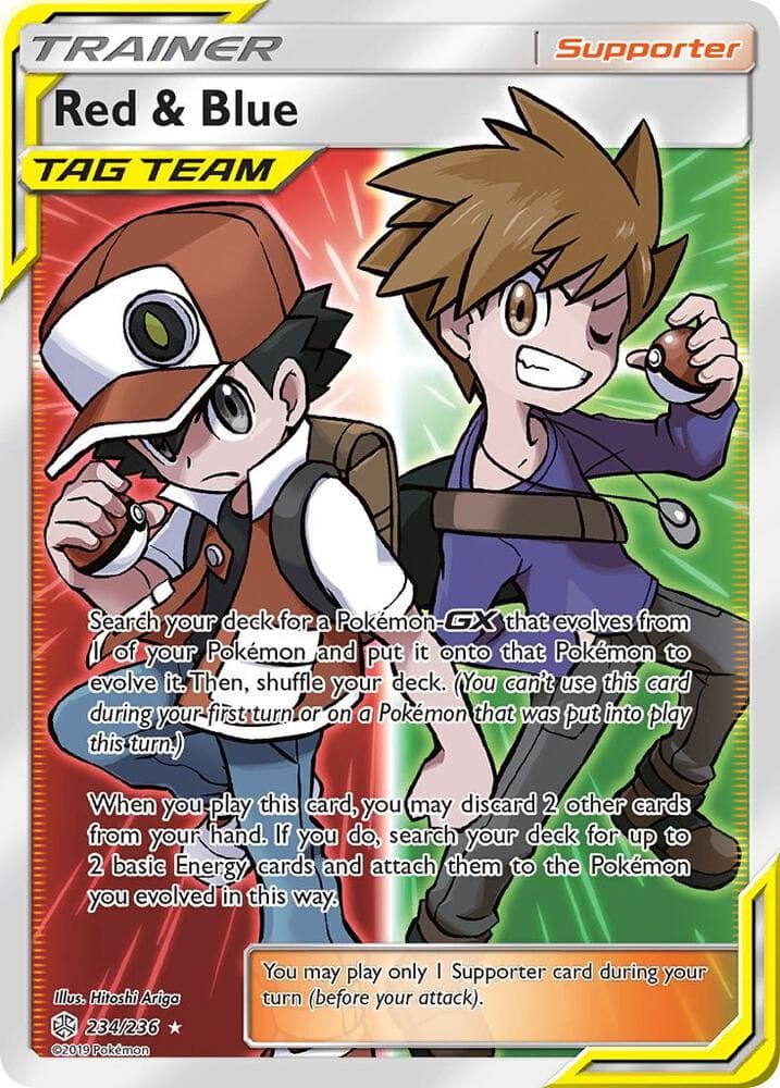 Red & Blue Full Art