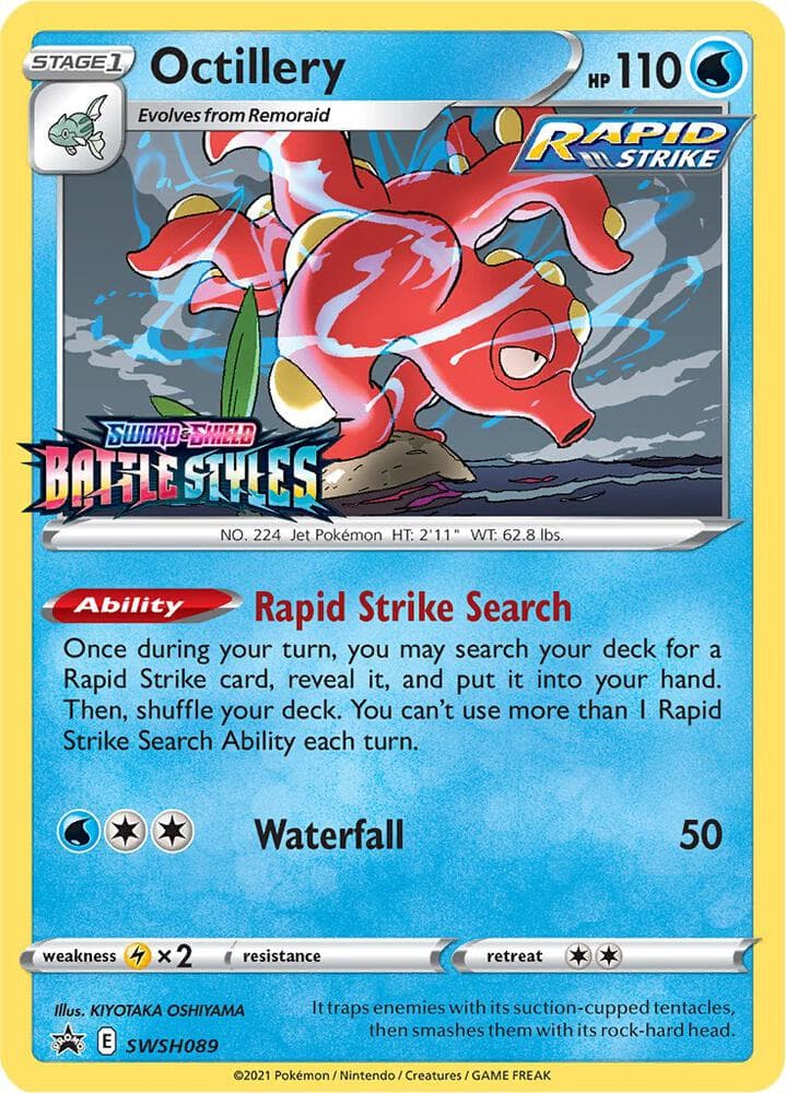 Octillery SWSH089 Prerelease