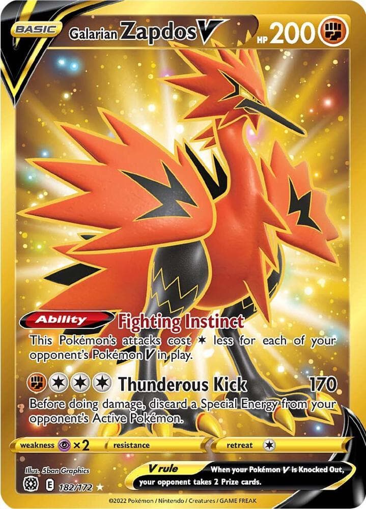 Galarian Zapdos V Secret