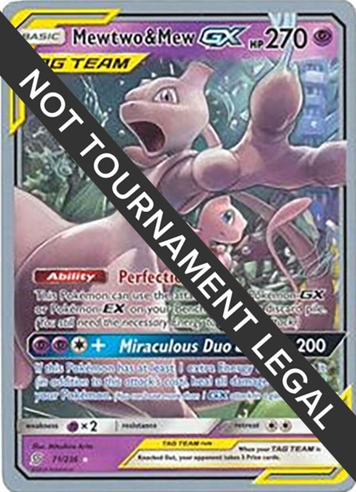 Mewtwo & Mew GX 2019 Henry Brand