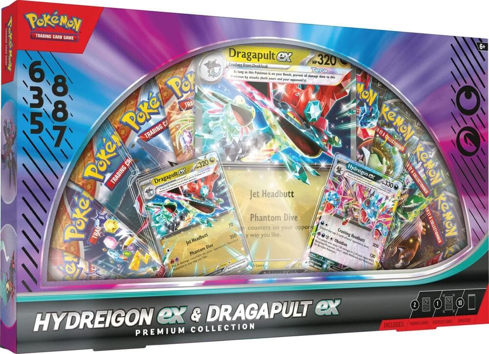 Hydreigon ex and Dragapult ex Premium Collection