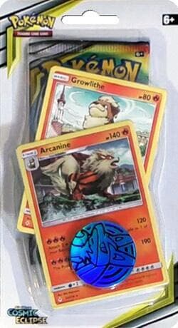 Sun and Moon Single Blister Pack Growlithe and Arcanine