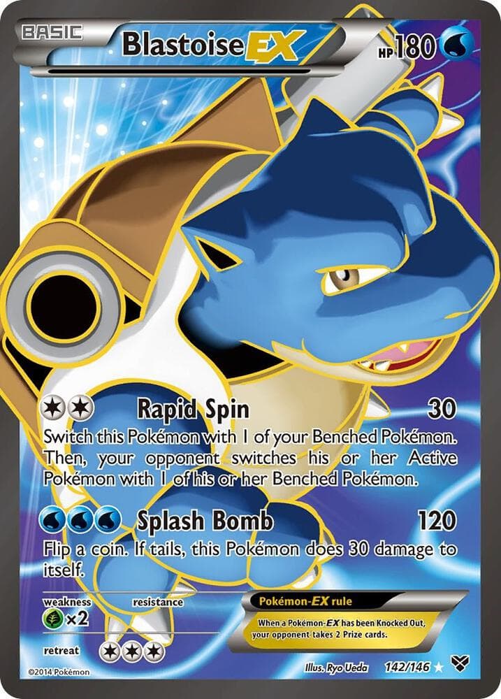 Blastoise EX 142 Full Art