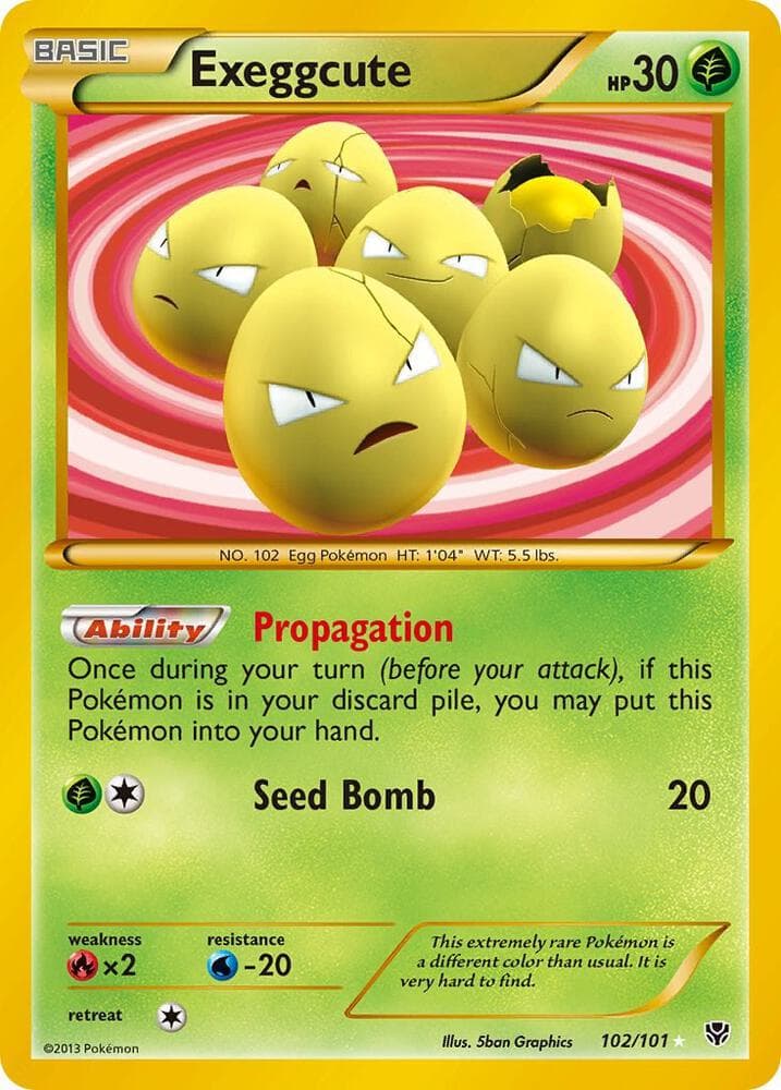 Exeggcute 102 Secret Rare