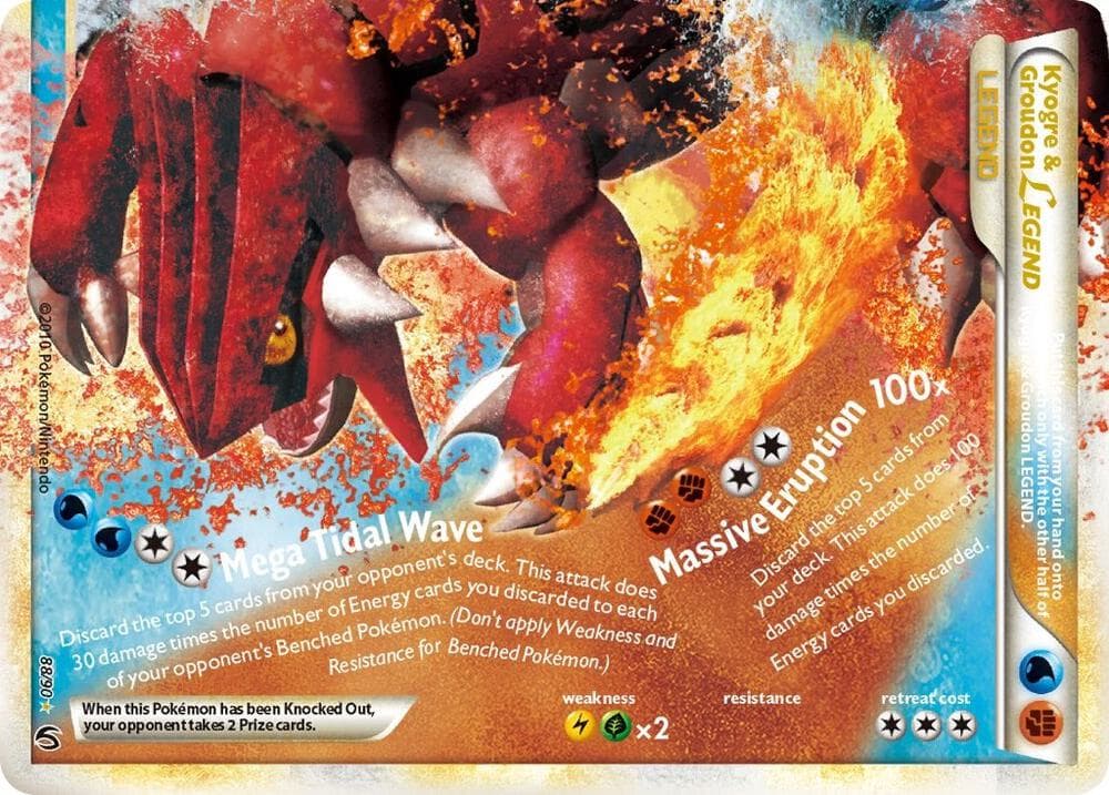 Kyogre & Groudon Legend Bottom