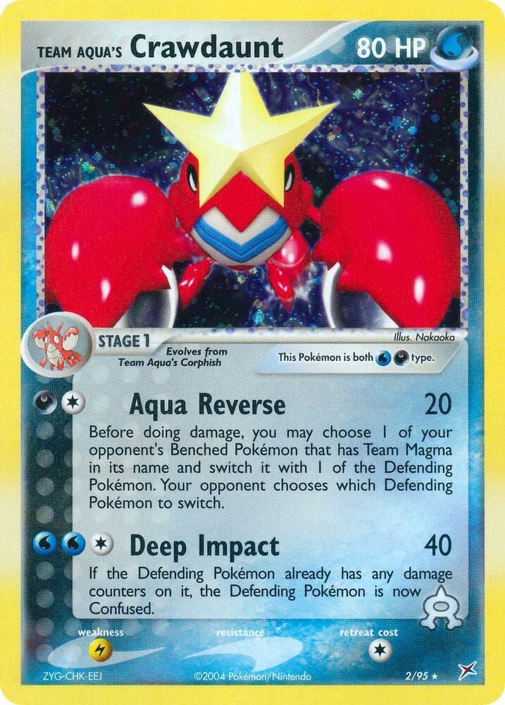 Team Aquas Crawdaunt