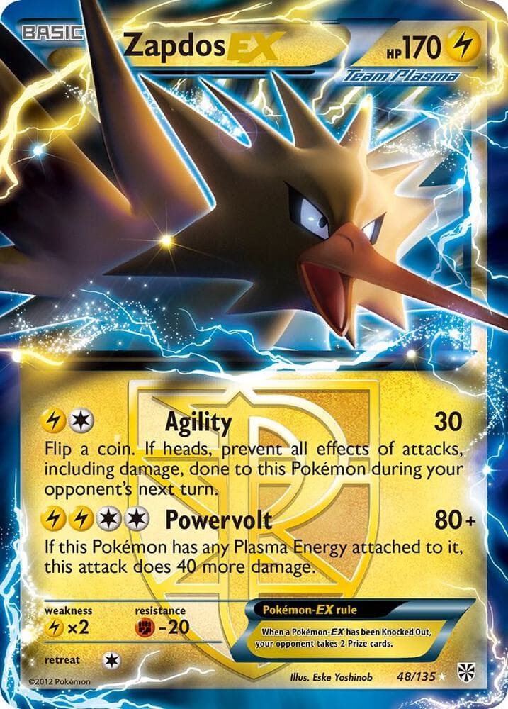 Zapdos EX Team Plasma