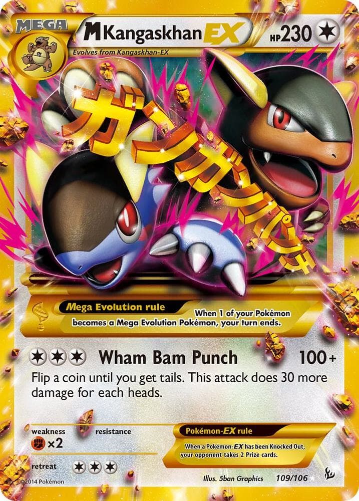 M Kangaskhan EX 109 Secret Rare