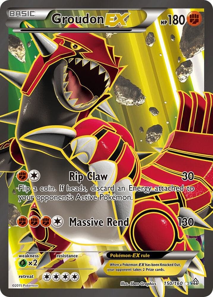 Groudon EX 150 Full Art