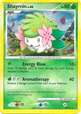 Shaymin 38 127 DPPt Platinum