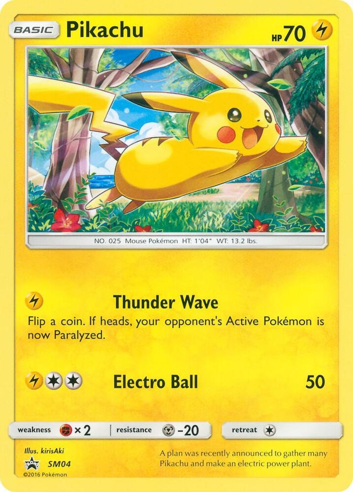 Pikachu SM04 Target Non Holo