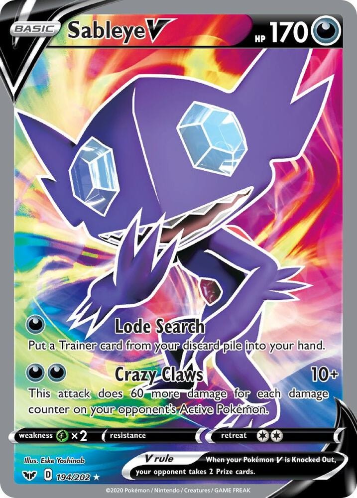 Sableye V Full Art