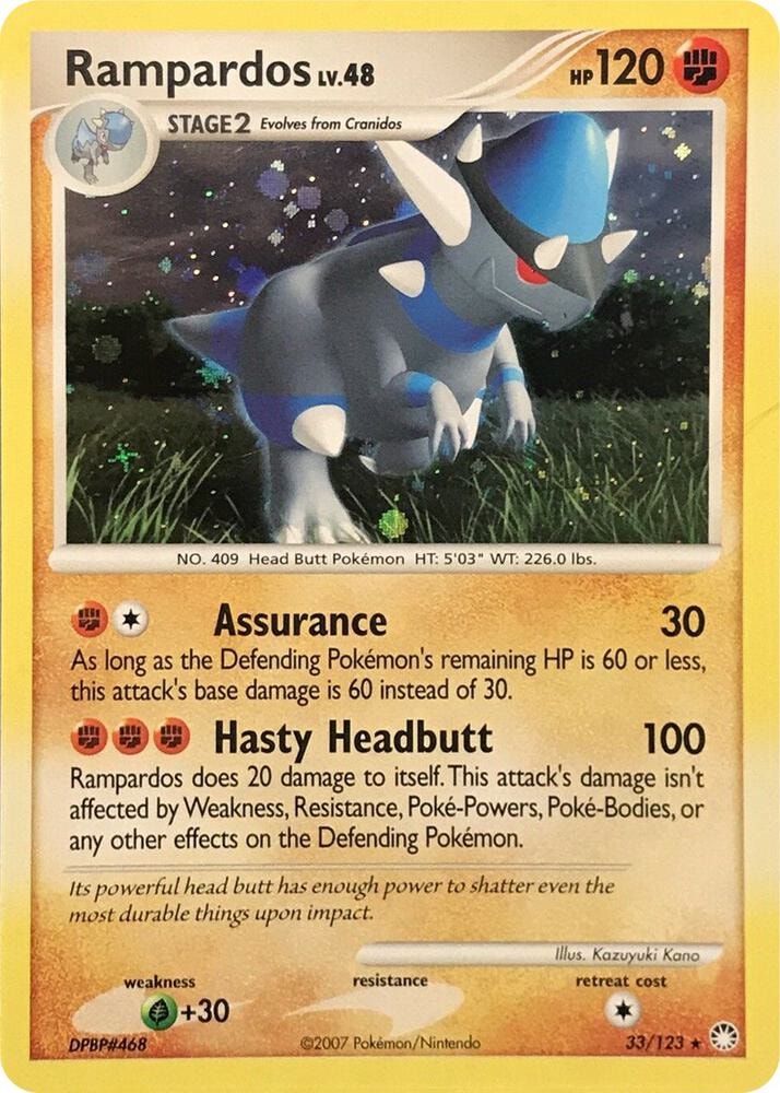 Rampardos 33 123 Cosmos Holo