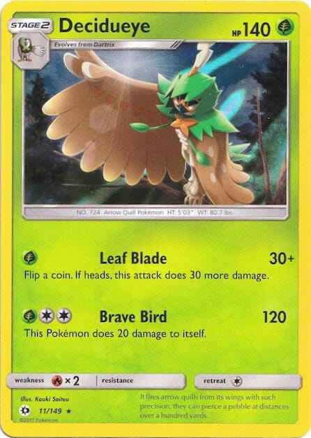 Decidueye 11 149 Water Web Holo
