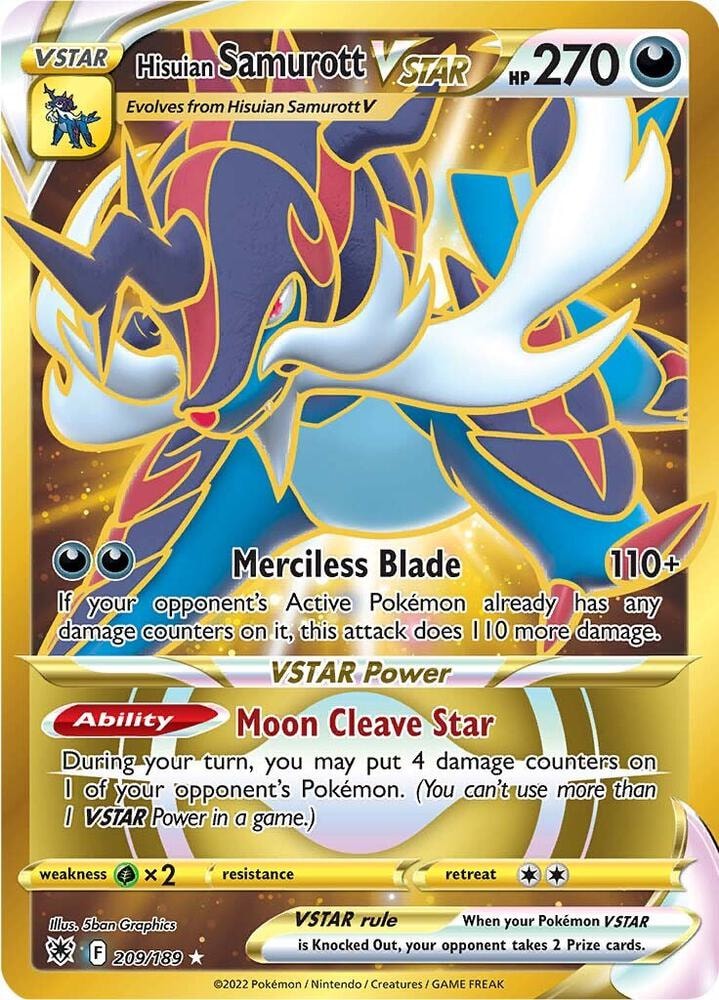 Hisuian Samurott VSTAR Secret