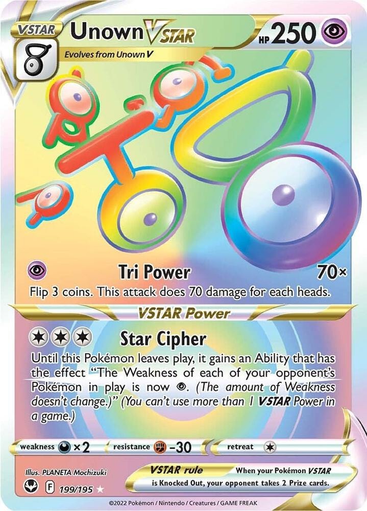 Unown VSTAR Secret