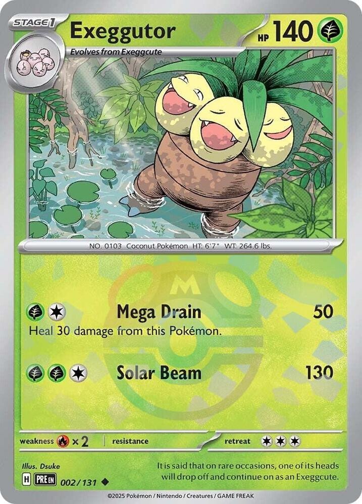 Exeggutor Master Ball Pattern