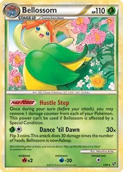 Bellossom 1 90 HGSS Undaunted