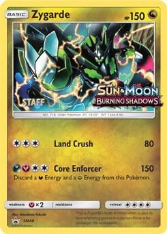 Zygarde SM48 Prerelease Staff