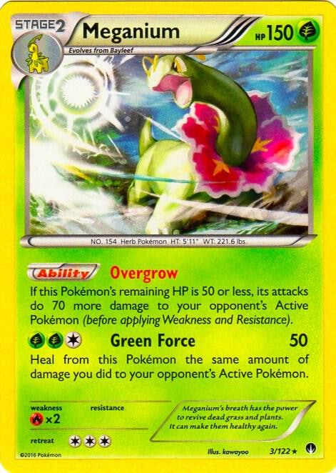 Meganium 3 122 Cosmos Holo