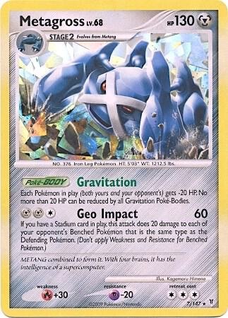 Metagross 7 147 Cracked Ice Holo