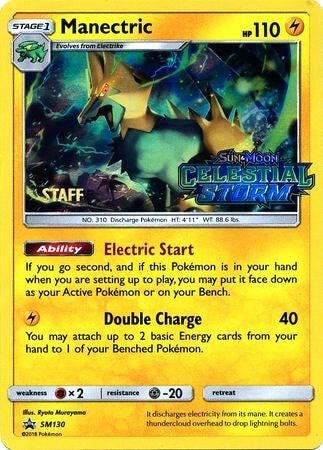 Manectric SM130 Prerelease Staff
