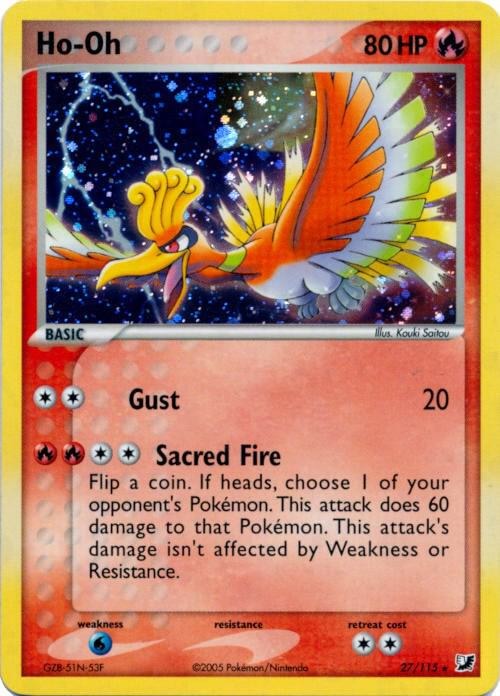 Ho Oh 27 115 Cosmos Holo
