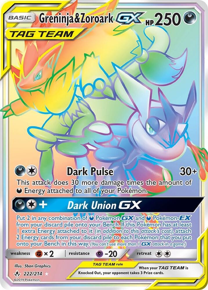 Greninja & Zoroark GX Secret