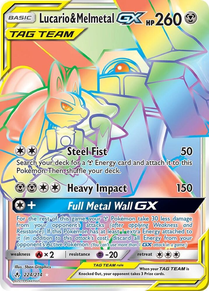 Lucario & Melmetal GX Secret
