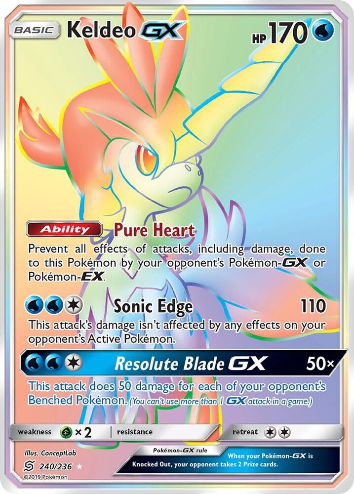 Keldeo GX Secret