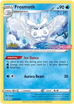 Frosmoth SWSH007 Prerelease Staff