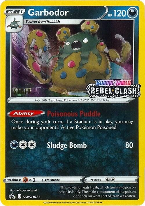 Garbodor SWSH025 Prerelease Staff