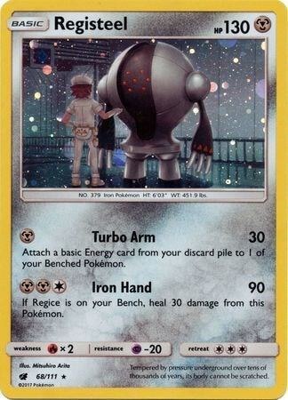 Registeel 68 111 Cosmos Holo