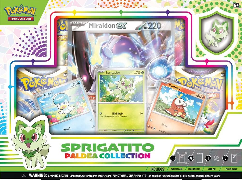 Paldea Collection Sprigatito Miraidon ex