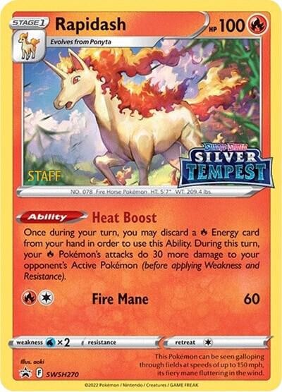 Rapidash SWSH270 Prerelease STAFF