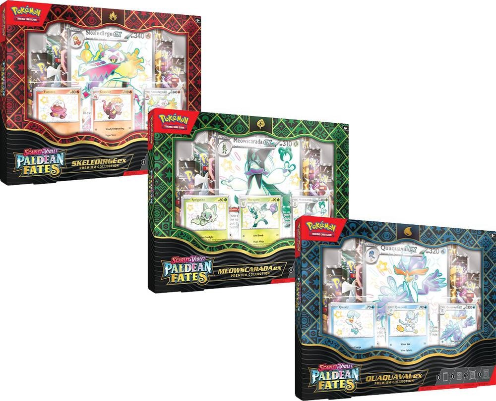 Paldean Fates Premium Collection Set of 3