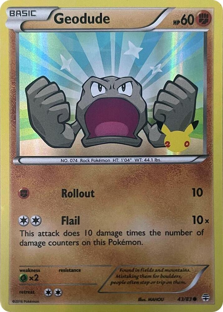Geodude Stamped