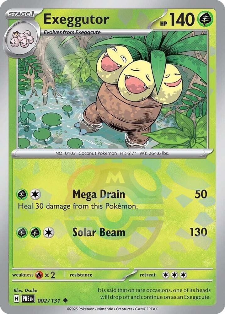 Exeggutor Master Ball Pattern