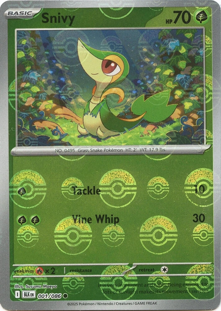 Snivy Poke Ball Pattern