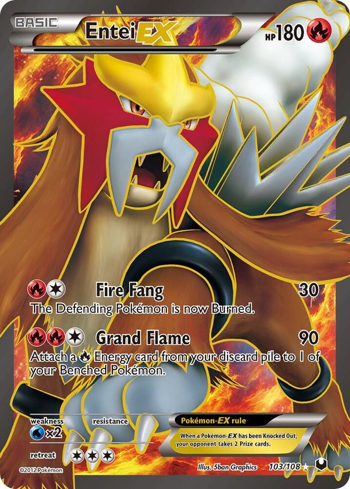 Entei EX 103 Full Art