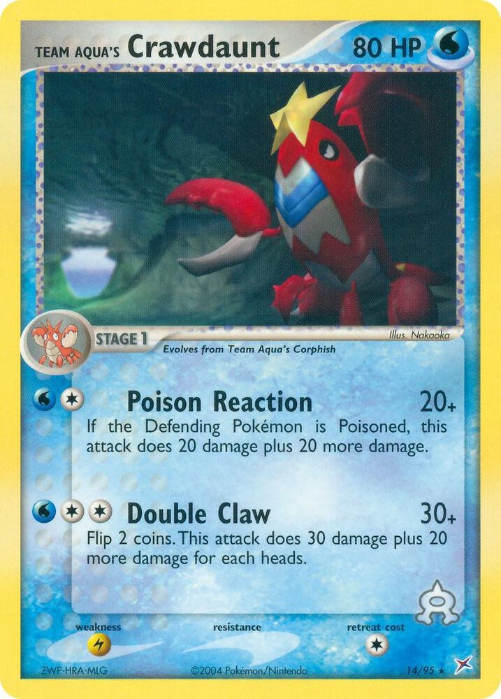 Team Aquas Crawdaunt